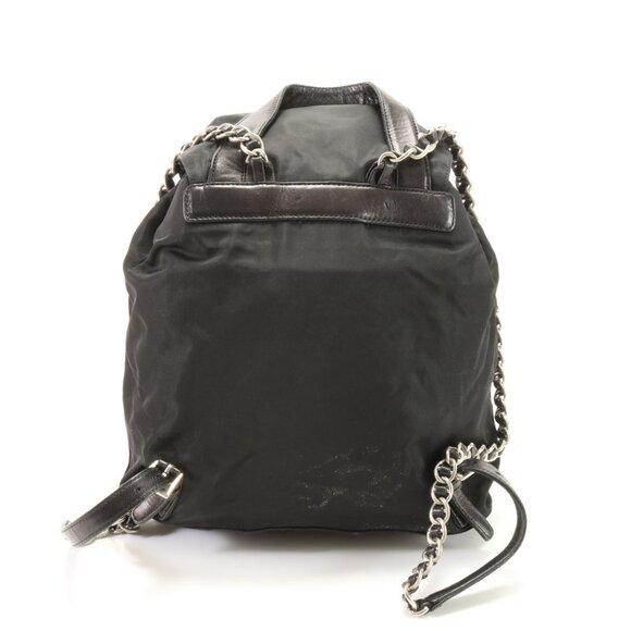 Prada Small Tessuto Backpack Bag with Chain B4821 - Picture 6 of 16